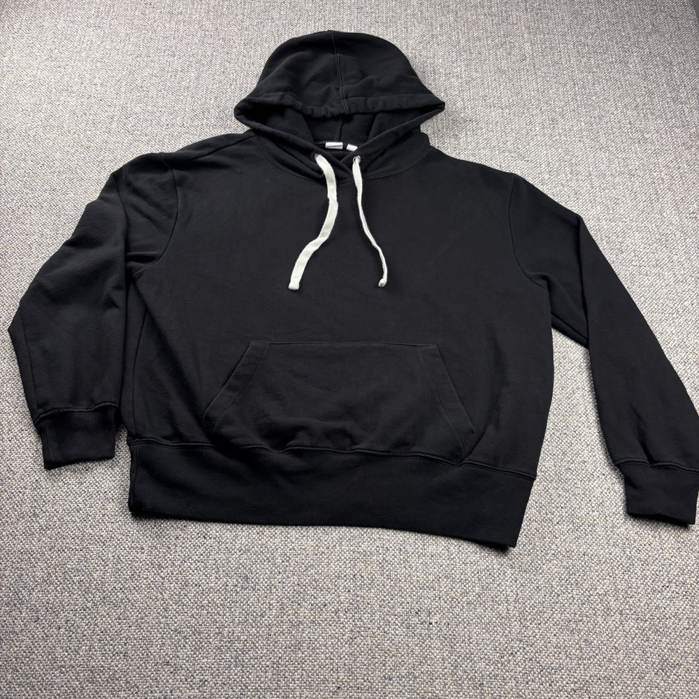 Gap SemiCrop Men's Hooded Sweatshirt Black Size Medium (Preowned)